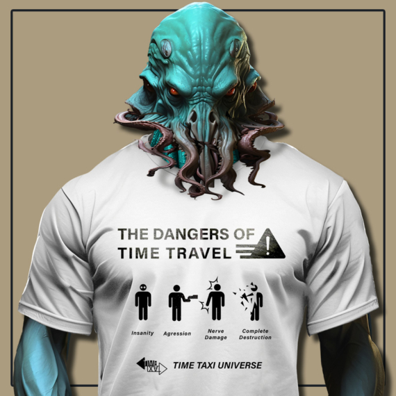 'Az időutazás veszélyei' - Időtaxi póló